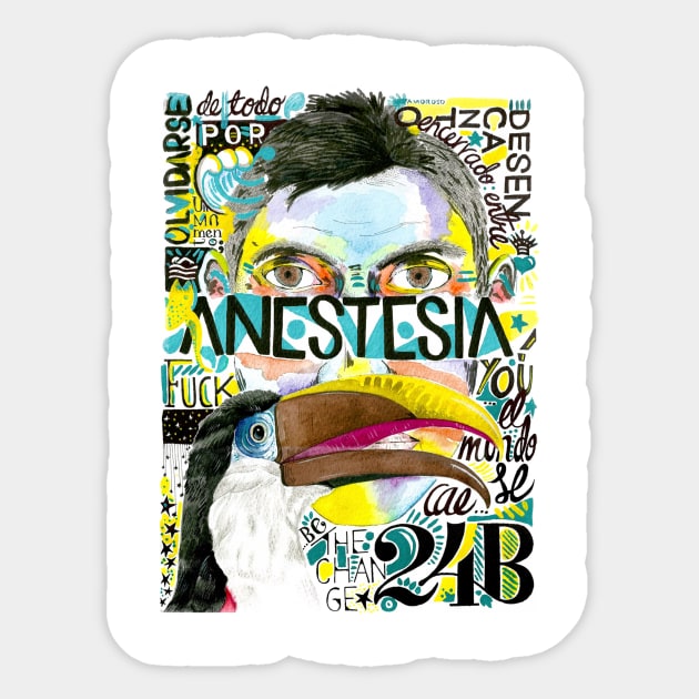 Anestesia Sticker by jhonyvelasco